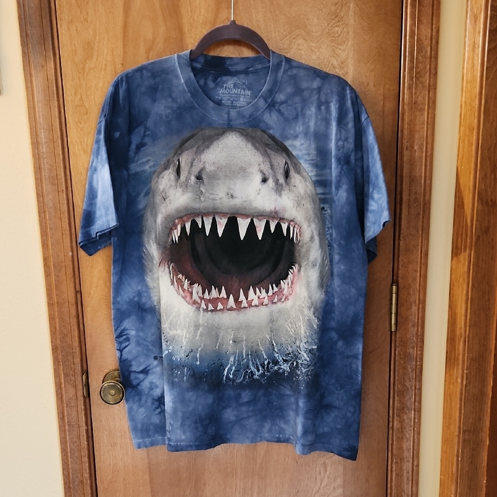 Blue Shark Graphic T-Shirt